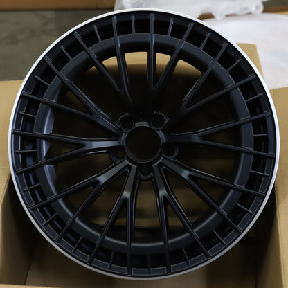 MB23 | E53 AMG V2 Style Wheels Fits Mercedes-Benz | Satin Black Machined Lip