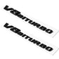 "V8 BITURBO" Gloss Black Raised Letter Emblem Badge For Side Fender Fits Mercedes-Benz Models