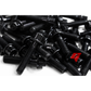 40pcs M7x1x31 Black 12 Point Wheel Bolts & M7 Wheel Nuts for 2/3 Piece Wheels