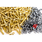 160pcs M7x1x32 Gold 12 Point Wheel Bolts & M7 Wheel Nuts for 2/3 Piece Wheels