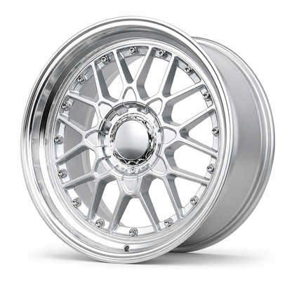 BTS-3 | BBS RS2 Style Wheels Silver Machined Lip