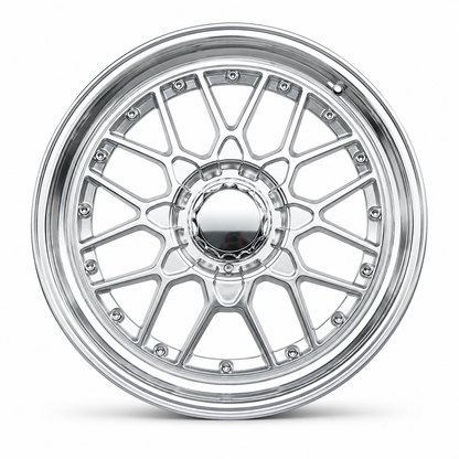 BTS-3 | BBS RS2 Style Wheels Silver Machined Lip