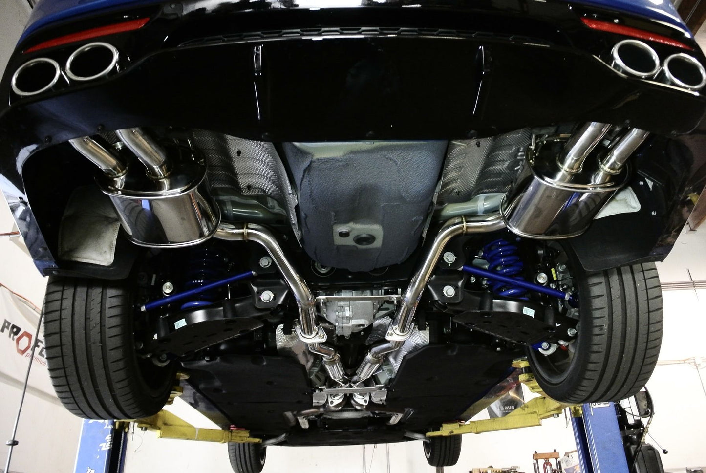 Megan Racing Cat-Back Exhaust System for 2018+ Kia Stinger V6 — MR-CBS-KST18-M + MR-CBS-KST18-R