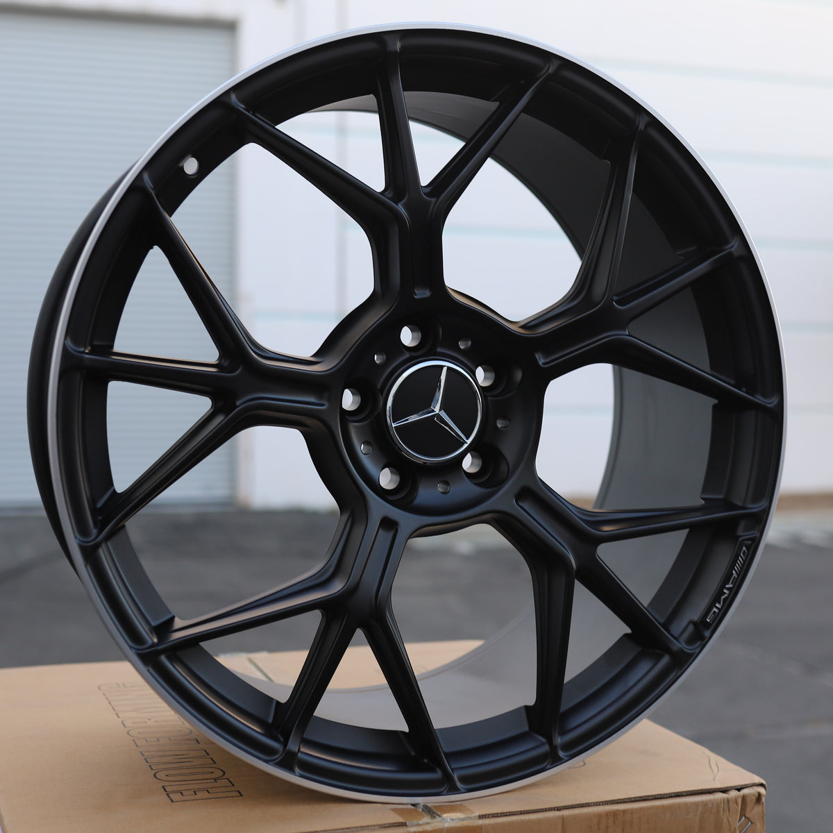MB13 GT63S Style Wheels for Mercedes-Benz, Matte Black Machined Lip, TCW-0218-AN, view 181