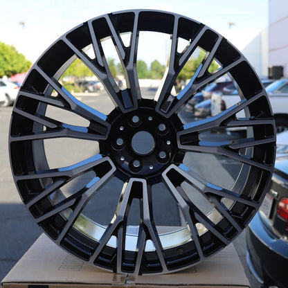 MS16 745M Style Wheels for BMW, Black Machined Face, TCW-0228-AN, view 58
