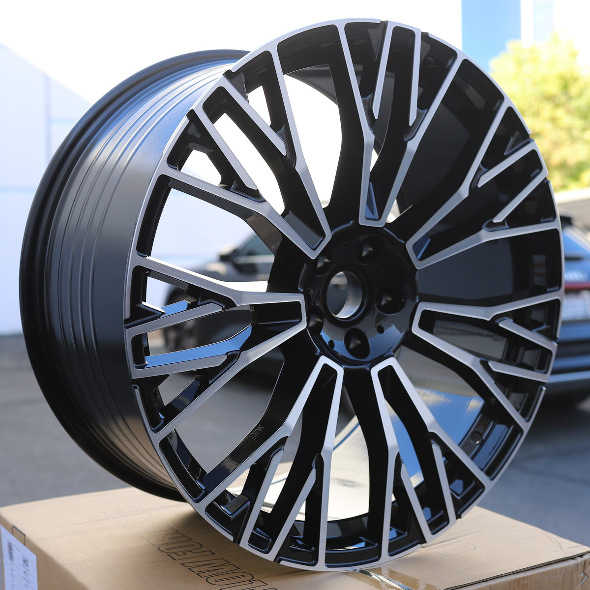 MS16 745M Style Wheels for BMW, Black Machined Face, TCW-0228-AN, view 44