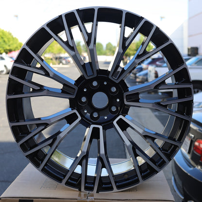 MS16 745M Style Wheels for BMW, Black Machined Face, TCW-0228-AN, view 60