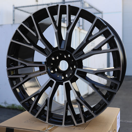 MS16 745M Style Wheels for BMW, Black Machined Face, TCW-0228-AN, view 40