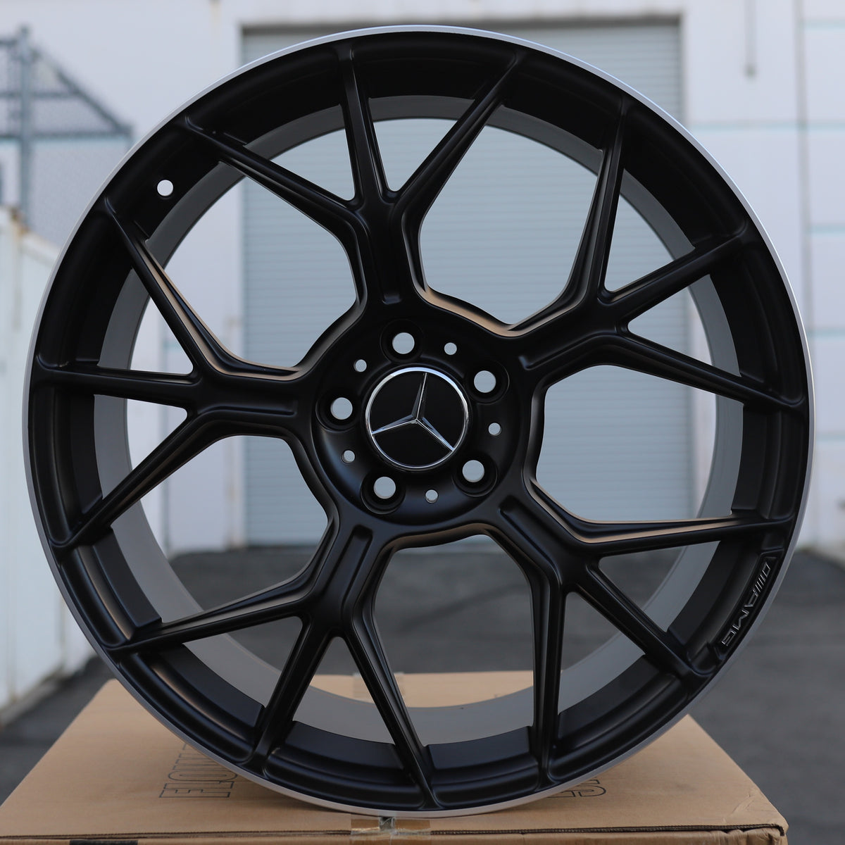 MB13 GT63S Style Wheels for Mercedes-Benz, Matte Black Machined Lip, TCW-0218-AN, view 175