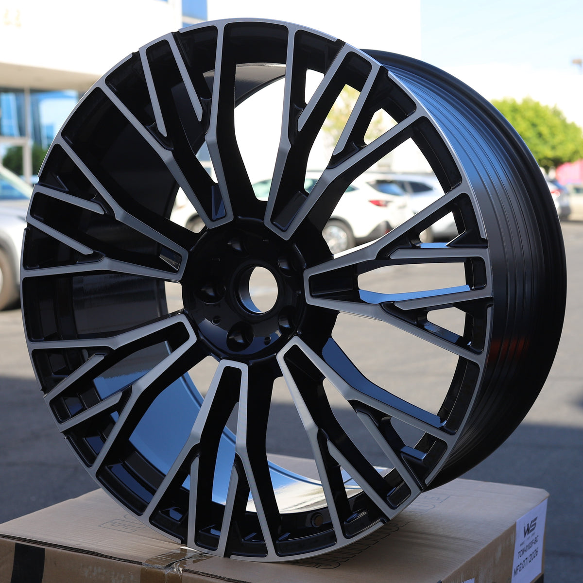 MS16 745M Style Wheels for BMW, Black Machined Face, TCW-0228-AN, view 63