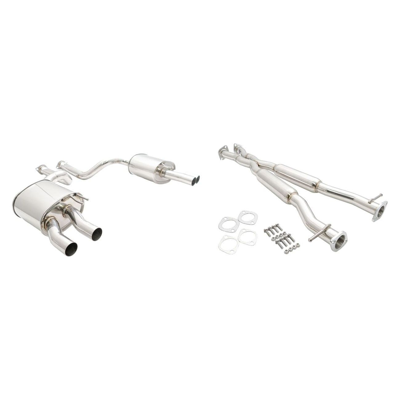 Megan Racing Cat-Back Exhaust System for 2018+ Kia Stinger V6 — MR-CBS-KST18-M + MR-CBS-KST18-R