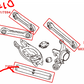 Megan Racing Camber Arms for BMW 1-Series E82/E88 08-13 (Excludes 1M) / BMW 3-Series E90/E92 06-11 (Excludes M3)