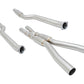 Megan Racing Supremo Exhaust System for 2005–2010 BMW E60 M5 — Stainless Rolled Tips — MR-ABE-BE60M5-R+L+M