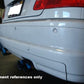 Megan Racing Supremo Axle Back Exhaust System Burnt Blue Rolled Tip for 2001-2006 BMW M3 E46