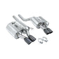 Megan Racing Supremo Exhaust System for 2005–2010 BMW E60 M5 — Black Chrome Rolled Tips — MR-ABE-BE60M5-BC-R + MR-ABE-BE60M5-BC-L + MIDPIPE-BE60M5
