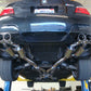 Megan Racing Supremo Exhaust System for 2005–2010 BMW E60 M5 — Stainless Rolled Tips — MR-ABE-BE60M5-R+L+M