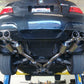 Megan Racing Supremo Exhaust System for 2005–2010 BMW E60 M5 — Burnt Rolled Tips — MR-ABE-BE60M5-VO-R+L+M
