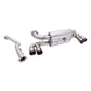 Megan Racing Supremo Exhaust System for 2011–2012 BMW E82 1M — Burnt Rolled Tips — MR-ABE-BE821M-VO+M