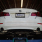 Megan Racing Supremo Exhaust System (Single Stainless Rolled Tip) for 2011+ BMW F10 5-Series — MR-ABE-BF10-SRT-RR+RL