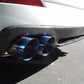 Megan Racing Supremo Exhaust System for 2011+ BMW F10 535i (M-Sport Bumper) — Burnt Rolled Tips — MR-ABE-BF10V2-VO-RR+RL