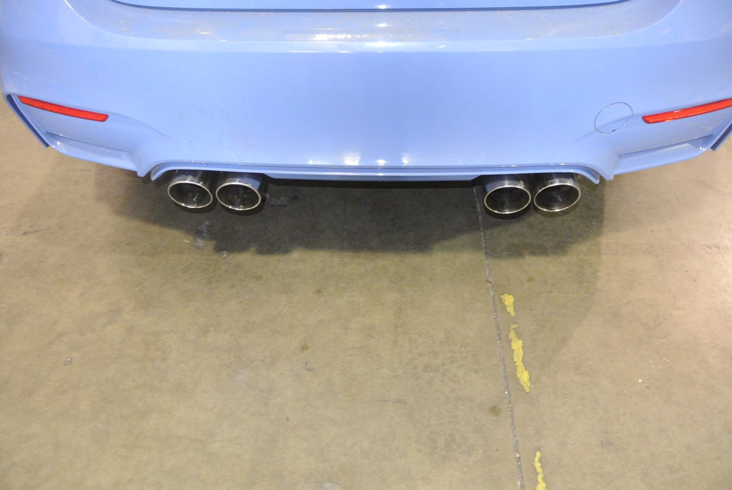 Megan Racing Supremo Exhaust System for 2015–2019 BMW M3 (F80) / M4 (F82) — Burnt Rolled Tips — MR-ABE-BF82-VO
