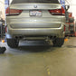 Megan Racing Supremo Axle Back Exhaust System Raw Quad Rolled Tips for 15-18 BMW X5/15-19 X6 M Sport (F85/F86)