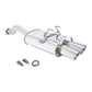 Megan Racing OE-RS Exhaust System (Stainless Rolled Tip) for 2012–2013 Honda Civic LX/DX/EX Coupe (Excludes Si) — MR-ABE-HC12T2-SRT+M