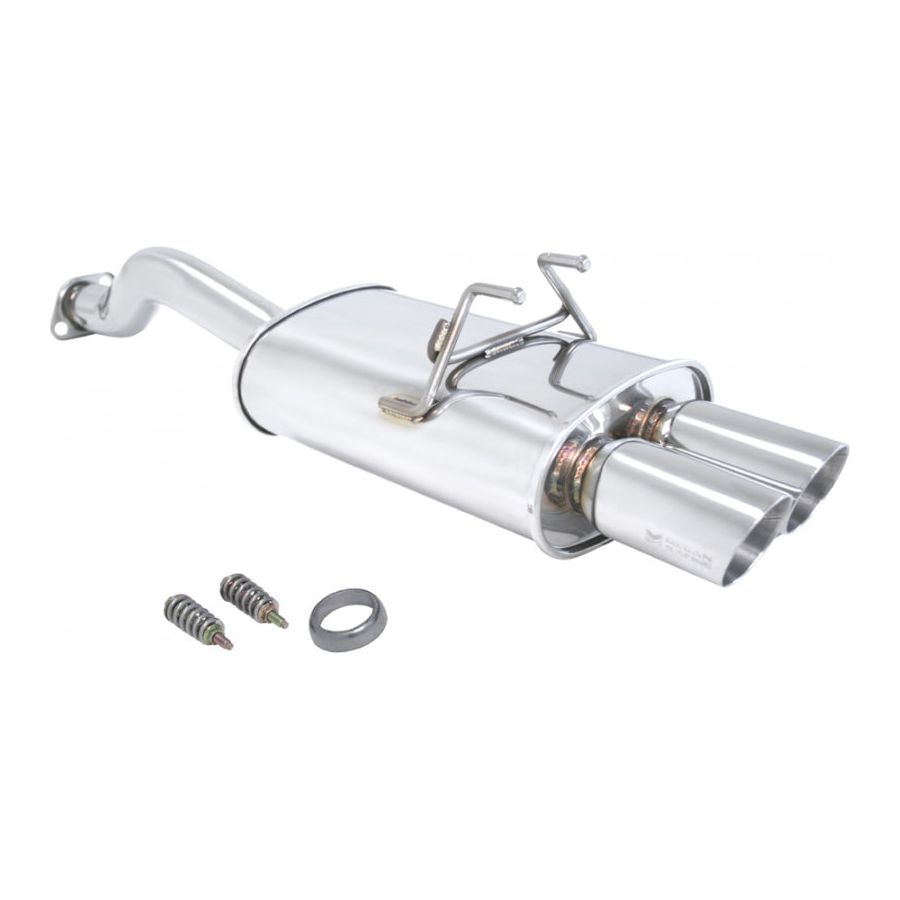 Megan Racing OE-RS Exhaust System (Stainless Rolled Tip) for 2012–2013 Honda Civic LX/DX/EX Coupe (Excludes Si) — MR-ABE-HC12T2-SRT+M