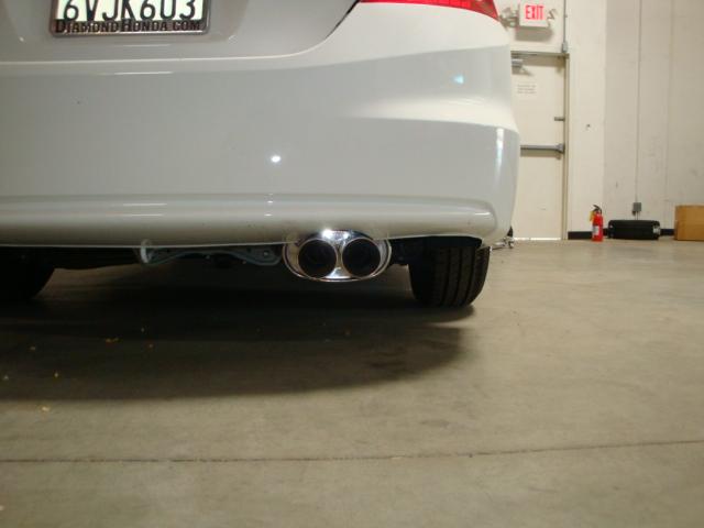 Megan Racing OE-RS Exhaust System (Stainless Rolled Tip) for 2012–2013 Honda Civic LX/DX/EX Coupe (Excludes Si) — MR-ABE-HC12T2-SRT+M