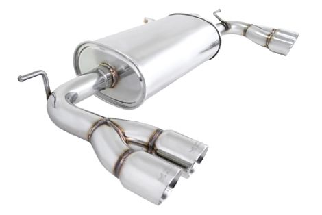 Megan Racing Turbo Type Cat-Back Exhaust System with Stainless Steel Tips for 2009–2016 Hyundai Genesis Coupe 2.0T — MR-ABE-HG09-SS+M