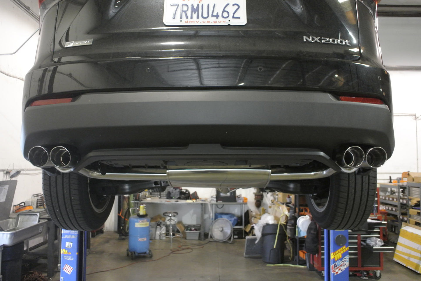 Megan Racing Exhaust System (Stainless Rolled Tips) for 2014–2020 Lexus NX200T — MR-ABE-LN15