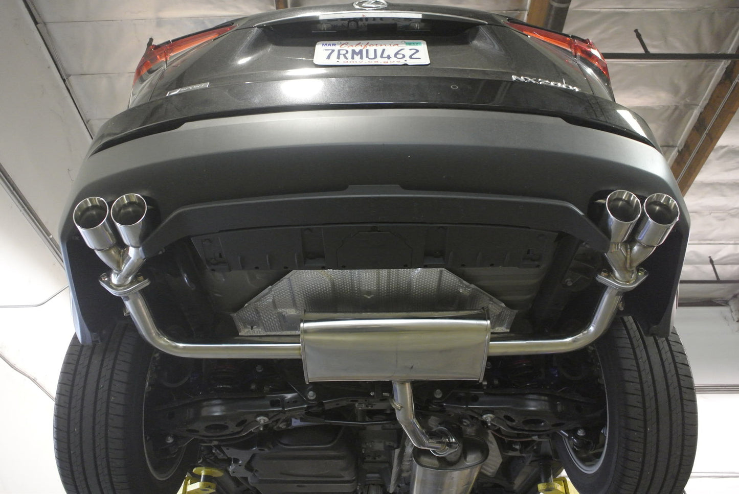 Megan Racing Exhaust System (Stainless Rolled Tips) for 2014–2020 Lexus NX200T — MR-ABE-LN15