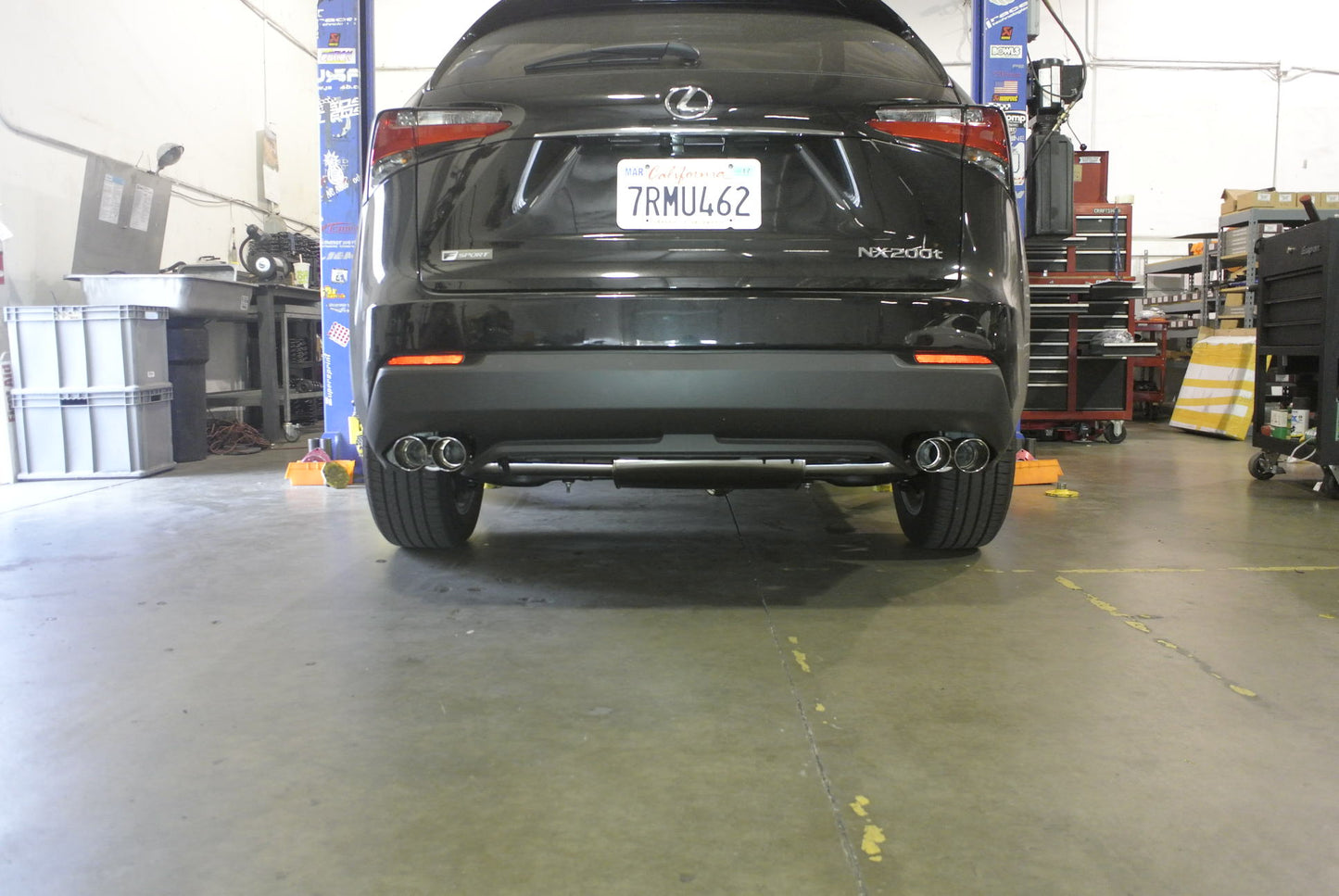 Megan Racing Exhaust System (Stainless Rolled Tips) for 2014–2020 Lexus NX200T — MR-ABE-LN15