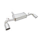 Megan Racing Axle-Back Exhaust System for 2011–2016 Mini Countryman R60 — Stainless Rolled Tips — MR-ABE-MCC11-SRT