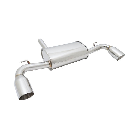 Megan Racing Axle-Back Exhaust System for 2011–2016 Mini Countryman R60 — Stainless Rolled Tips — MR-ABE-MCC11-SRT