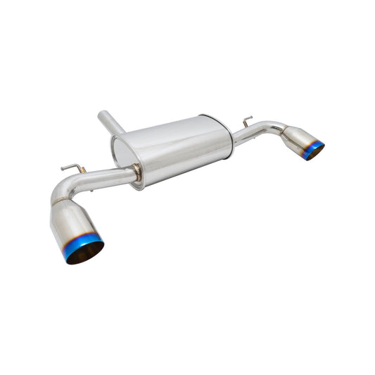 Megan Racing Axle-Back Exhaust System (Burnt Rolled Tips) for 2011–2016 Mini Countryman R60 — MR-ABE-MCC11-VO