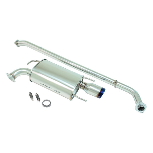 Megan Racing OE-RS Axle-Back Exhaust System (Burnt Rolled Tip) for 2012–2014 Toyota Camry 2.5L 4CYL (Non-SE) — MR-ABE-TCA12L4-VO+M
