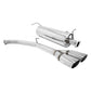 Megan Racing Axle-Back Exhaust System for 2011–2020 Toyota Sienna SE (Stainless Rolled Tip) — MR-ABE-TSE11-SRT