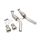 Megan Racing Cat-Back Exhaust System for 2016+ Infiniti Q50 3.0 Twin Turbo AWD/RWD (Excludes Non-Turbo Models) — MR-CBS-IQ14X-R + MR-CBS-IQ14X-M