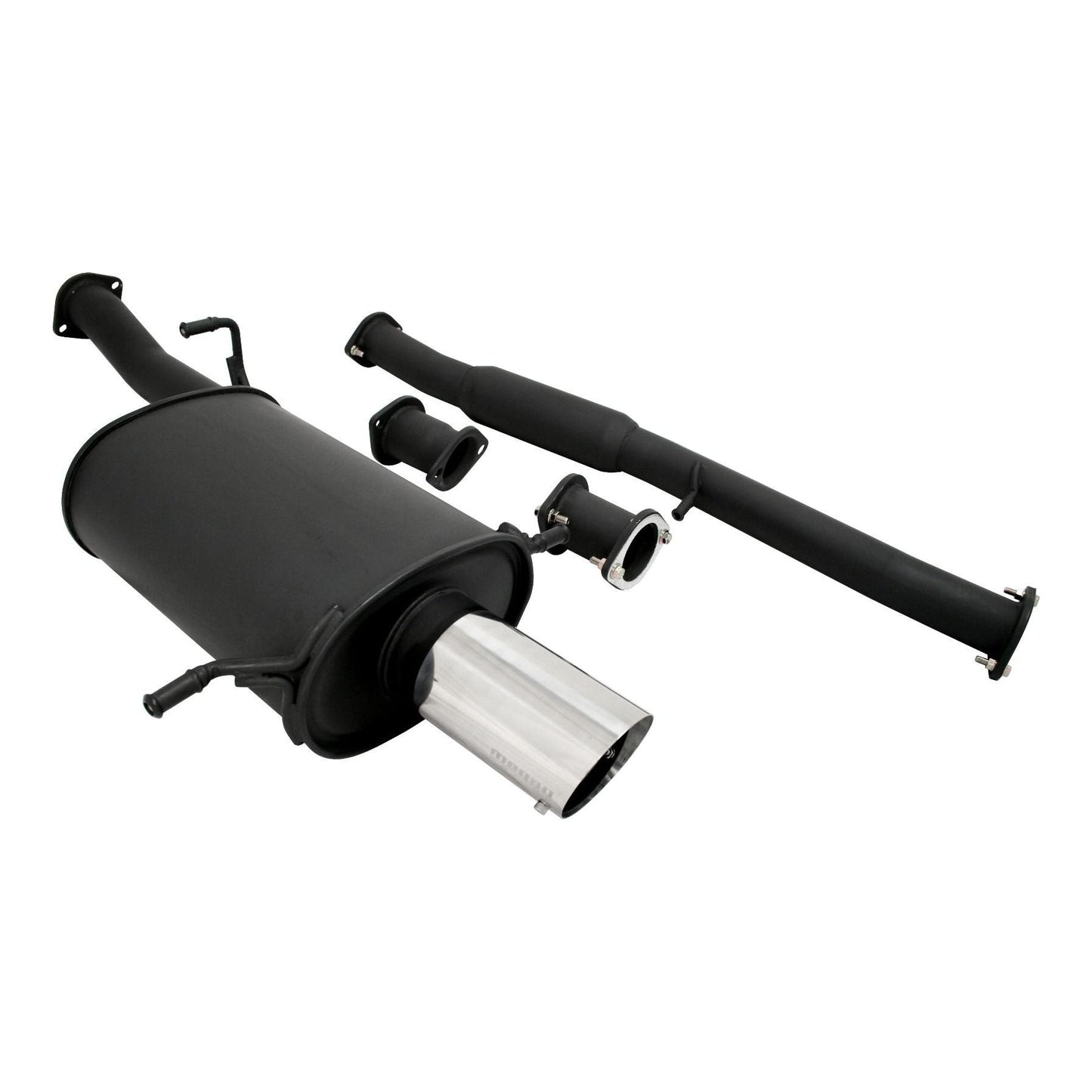 Megan Racing Black Series Cat-Back Exhaust System for 2002–2007 Subaru Impreza WRX/STi — MR-CBS-#A-OEB