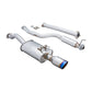 Megan Racing OE-RS Cat-Back Exhaust System with Burnt Rolled Tips for 2012–2015 Honda Civic Si Sedan — MR-CBS-HC124DSI-VO+M