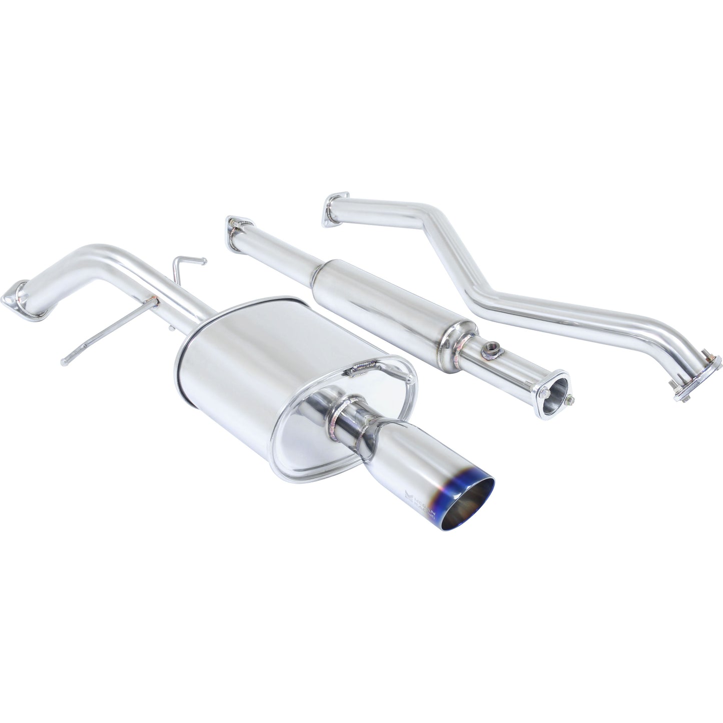 Megan Racing OE-RS Cat-Back Exhaust System with Burnt Rolled Tips for 2002–2006 Mitsubishi Lancer — MR-CBS-ML02-VO