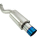 Megan Racing DS Series Cat-Back Exhaust System with Blue Tip for 2003–2007 Infiniti G35 Coupe — MR-CBS-N3Z-DS-BT + MR-XT-1618