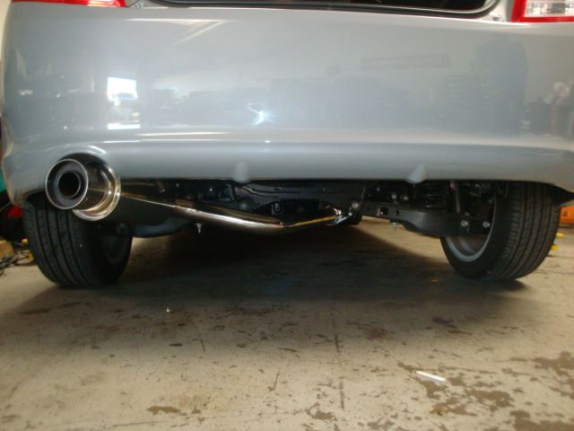 Megan Racing DS Type Cat-Back Exhaust System with Stainless Tip for 2011–2016 Scion tC — LW-CBS-STC11-DS-SS