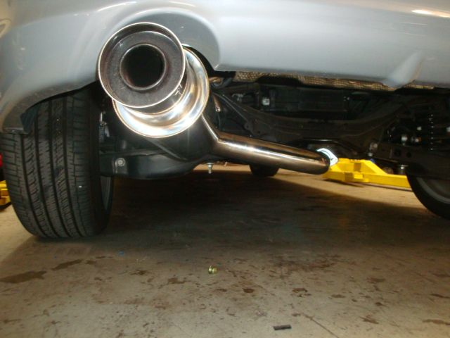Megan Racing DS Type Cat-Back Exhaust System with Stainless Tip for 2011–2016 Scion tC — LW-CBS-STC11-DS-SS