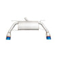 Megan Racing Cat-Back Exhaust System with Burnt Tips for 2022+ Toyota GR86 — MR-CBS-T8622-BT