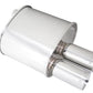 Megan Racing Universal Exhaust F-RT Dual Tip Muffler - MR-MU-FRT-2