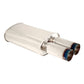 Megan Racing Universal Exhaust M-DT Burnt Tip Muffler - MR-MU-MDT-2