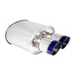 Megan Racing Universal Exhaust M-VO Muffler Dual Burnt Tips - MR-MU-MVO-2