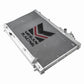 Megan Racing Aluminum Single Core 2-Row Radiator for 01-05 Honda Civic 5MT Models (Excl. Si)